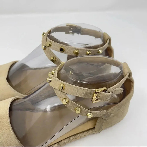 Marc Fisher Maci Nude Suede Espadrille Flat  - Picture 4 of 11